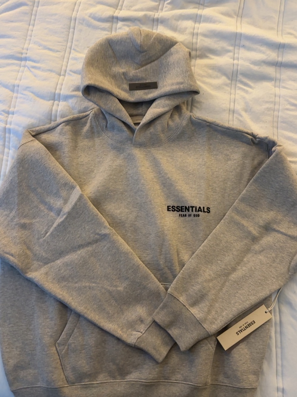 Fear of God ESSENTIALS Hoodie in Heather Gray